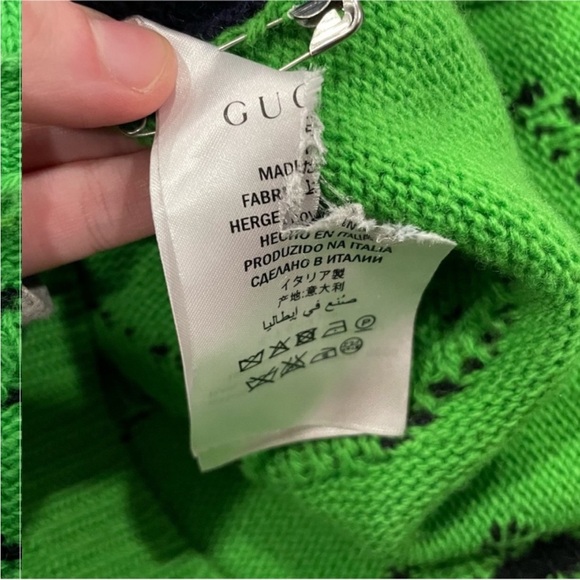 Gucci Tiger Stripe Intarsia Wool Sweater XS - Picture 6 of 9